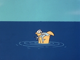 Screenshots from the 1976 DePatie Freleng cartoon Flying Fool