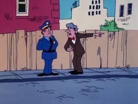 Screenshots from the 1976 DePatie Freleng cartoon Shopping Spree