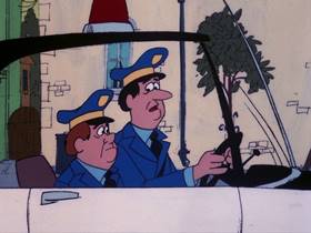 Screenshots from the 1976 DePatie Freleng cartoon Shopping Spree