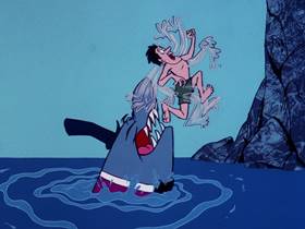 Screenshots from the 1976 DePatie Freleng cartoon Shopping Spree