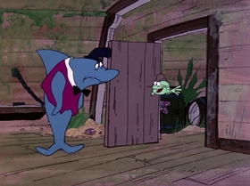 Screenshots from the 1976 DePatie Freleng cartoon Monster Of The Deep