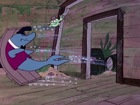 Screenshots from the 1976 DePatie Freleng cartoon Monster Of The Deep