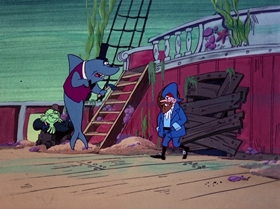 Screenshots from the 1976 DePatie Freleng cartoon Monster Of The Deep