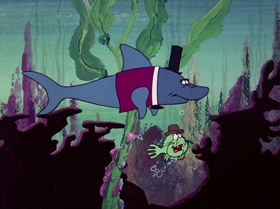 Screenshots from the 1976 DePatie Freleng cartoon Monster Of The Deep