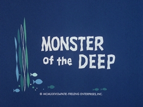 Screenshots from the 1976 DePatie Freleng cartoon Monster Of The Deep