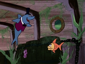 Screenshots from the 1976 DePatie Freleng cartoon Monster Of The Deep