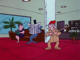 Screenshots from the 1976 DePatie Freleng cartoon Beach Resort