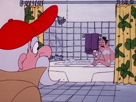 Screenshots from the 1976 DePatie Freleng cartoon Beach Resort