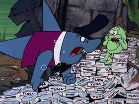 Screenshots from the 1976 DePatie Freleng cartoon The Codfather