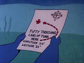 Screenshots from the 1976 DePatie Freleng cartoon The Codfather