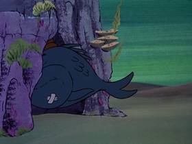 Screenshots from the 1976 DePatie Freleng cartoon The Codfather