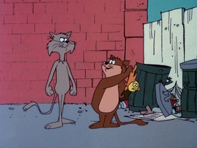 Screenshots from the 1976 DePatie Freleng cartoon The Shape Of Things