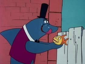 Screenshots from the 1976 DePatie Freleng cartoon The Shape Of Things
