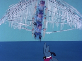 Screenshots from the 1976 DePatie Freleng cartoon Aloha, Hah, Hah!