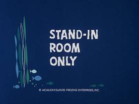Screenshots from the 1976 DePatie Freleng cartoon Stand-In Room Only