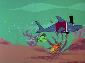 Screenshots from the 1976 DePatie Freleng cartoon Stand-In Room Only