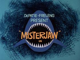 Screenshots from the 1976 DePatie Freleng cartoon Transistorized Shark