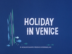 Screenshots from the 1976 DePatie Freleng cartoon Holiday In Venice