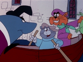 Screenshots from the 1976 DePatie Freleng cartoon Holiday In Venice