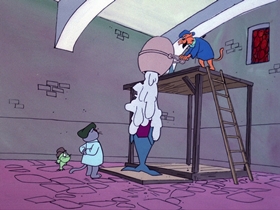 Screenshots from the 1976 DePatie Freleng cartoon Holiday In Venice