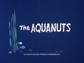 Screenshots from the 1976 DePatie Freleng cartoon The Aquanuts