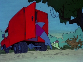 Screenshots from the 1976 DePatie Freleng cartoon The Aquanuts