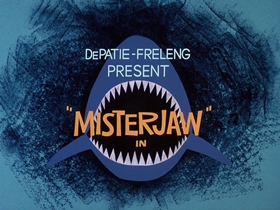 Screenshots from the 1976 DePatie Freleng cartoon Fish Anonymous