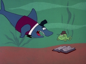 Screenshots from the 1976 DePatie Freleng cartoon Maguiness Book Of Records