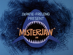Screenshots from the 1976 DePatie Freleng cartoon Deep Sea Rodeo