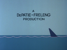 Screenshots from the 1976 DePatie Freleng cartoon Deep Sea Rodeo