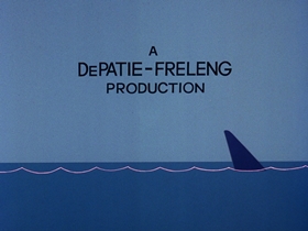 Screenshots from the 1976 DePatie Freleng cartoon Cool Shark