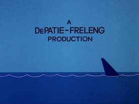 Screenshots from the 1976 DePatie Freleng cartoon Sweat Hog Shark