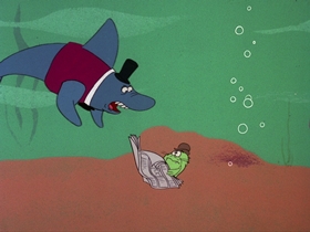 Screenshots from the 1976 DePatie Freleng cartoon Easy Come Easy Go