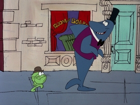 Screenshots from the 1976 DePatie Freleng cartoon Easy Come Easy Go