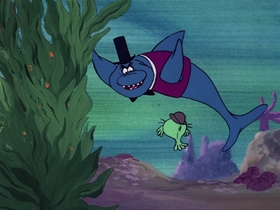 Screenshots from the 1976 DePatie Freleng cartoon Moulin Rogues