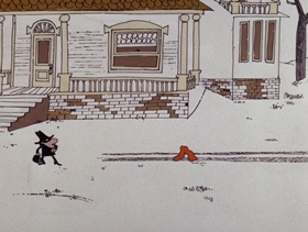 Screenshots from the 1976 DePatie Freleng cartoon Sherlock Pink