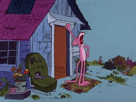 Screenshots from the 1976 DePatie Freleng cartoon Mystic Pink