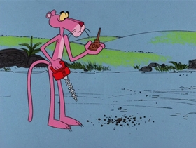 Screenshots from the 1976 DePatie Freleng cartoon Mystic Pink