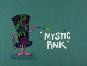 Screenshots from the 1976 DePatie Freleng cartoon Mystic Pink