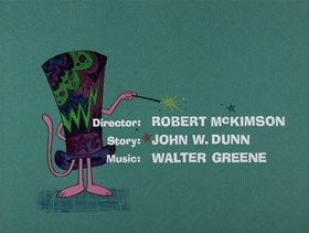 Screenshots from the 1976 DePatie Freleng cartoon Mystic Pink