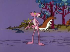 Screenshots from the 1976 DePatie Freleng cartoon The Pink of Arabee