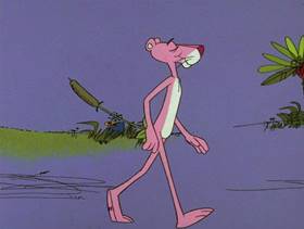 Screenshots from the 1976 DePatie Freleng cartoon The Pink of Arabee