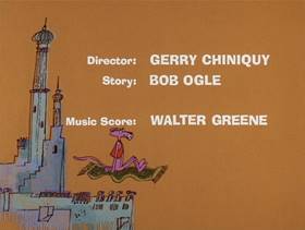 Screenshots from the 1976 DePatie Freleng cartoon The Pink of Arabee