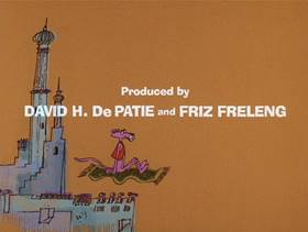 Screenshots from the 1976 DePatie Freleng cartoon The Pink of Arabee
