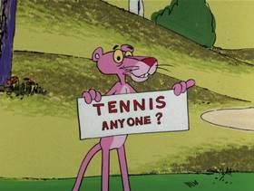 Screenshots from the 1976 DePatie Freleng cartoon The Pink Pro