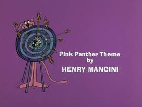 Screenshots from the 1976 DePatie Freleng cartoon The Pink Pro