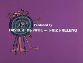 Screenshots from the 1976 DePatie Freleng cartoon The Pink Pro