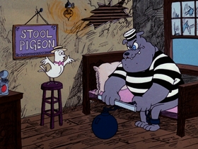 Screenshots from the 1976 DePatie Freleng cartoon Medicur