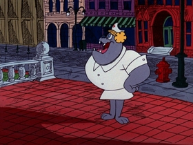 Screenshots from the 1976 DePatie Freleng cartoon Medicur