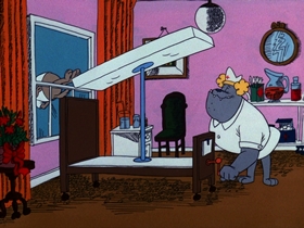 Screenshots from the 1976 DePatie Freleng cartoon Medicur